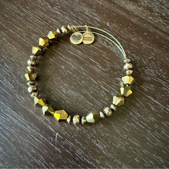 Alex and Ani Gold Beaded Bracelet - Picture 1 of 4